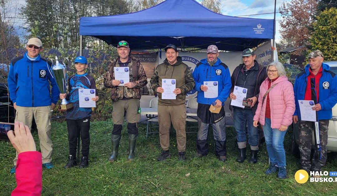 Wędkarze uczcili długoletniego prezesa Koła PZW w Busku-Zdroju podczas VIII Memoriału Prezesa Henryka Kuzy w Radzanowie