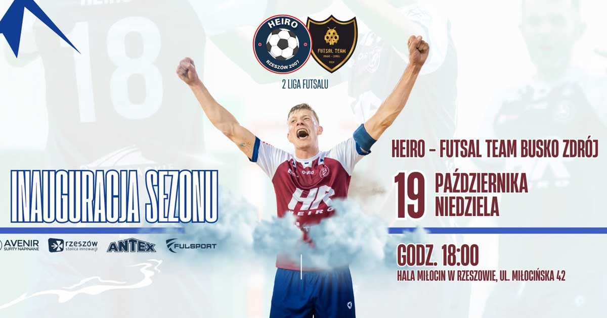 heiro rzeszów - futsal team busko-zdrój