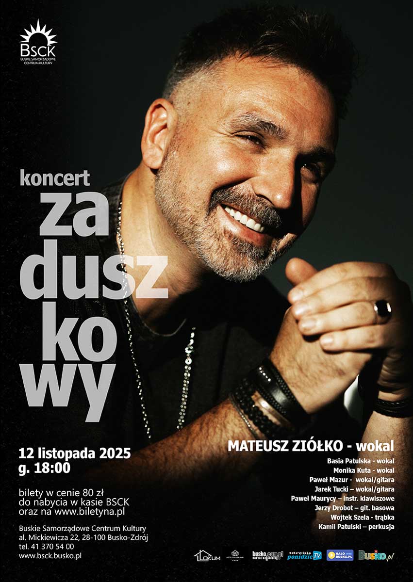 koncert zaduszkowy w busku-zdroju - mateusz ziółko