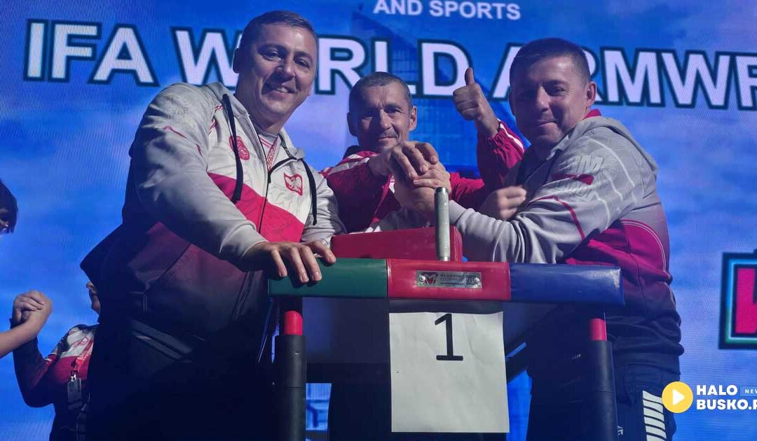Buszczanin Przemysław Ciba vice Mistrzem Świata w Armwrestlingu!