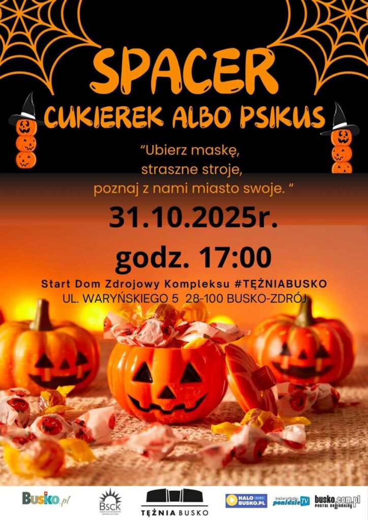 spacer cukierek albo psikus w busku zdroju