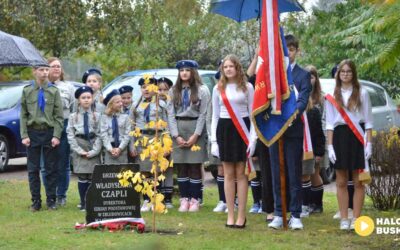 Ślubowanie pierwszoklasistów i odsłonięcie tablicy pamiątkowej w PSP w Zbludowicach (ZDJĘCIA/VIDEO)