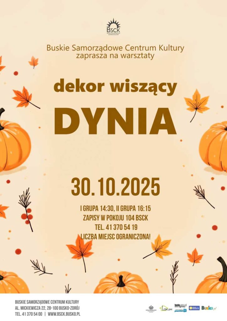 warsztaty warsztaty dyniowe w busku zdroju bsck 1