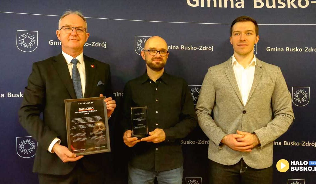 Busko-Zdrój odebrało nagrodę Najlepszego Polskiego Uzdrowiska. (ZDJĘCIA/VIDEO)