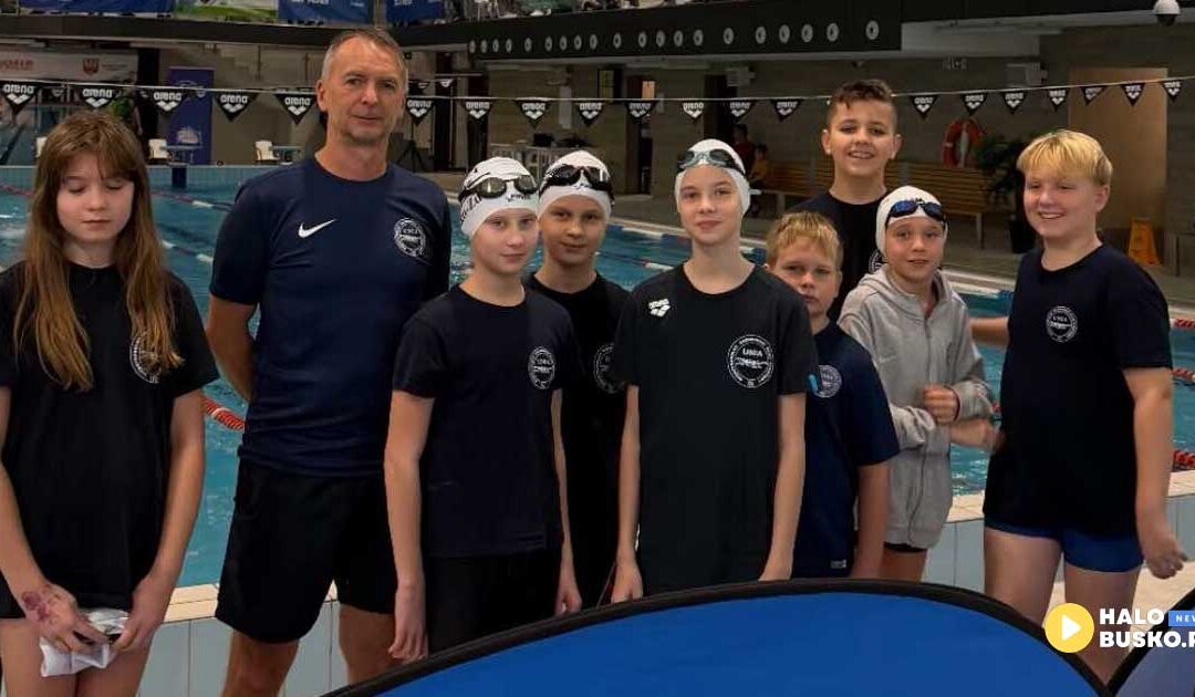 MUKS UNIA Busko-Zdrój zakończyła sezon startem w 4. Rundzie Małej Świętokrzyskiej Ligi Pływackiej. (ZDJĘCIA)