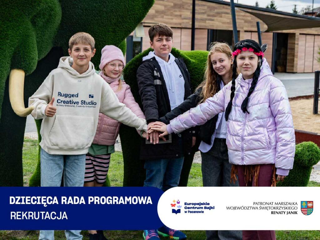 dziecięca rada programowa w europejskim centrum bajki w pacanowie