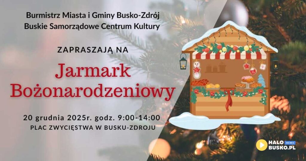 jarmark bożonarodzeniowy 2025 w busku-zdroju