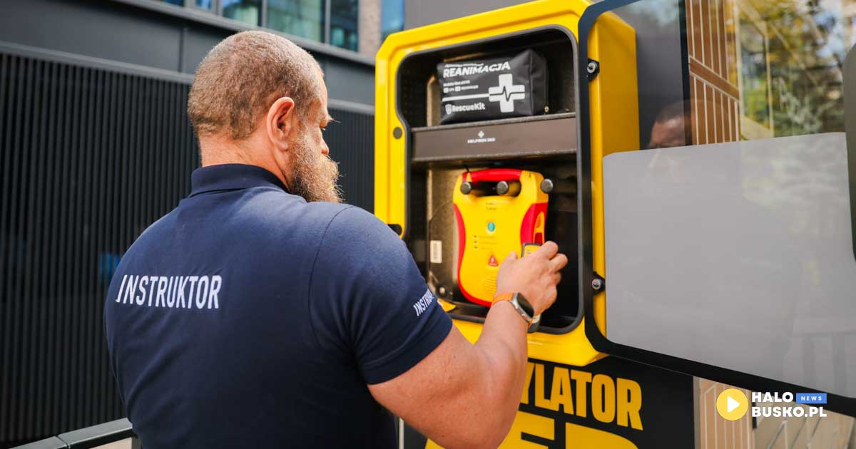 paczkomat inpost z defibrylatorem aed w widuchowej