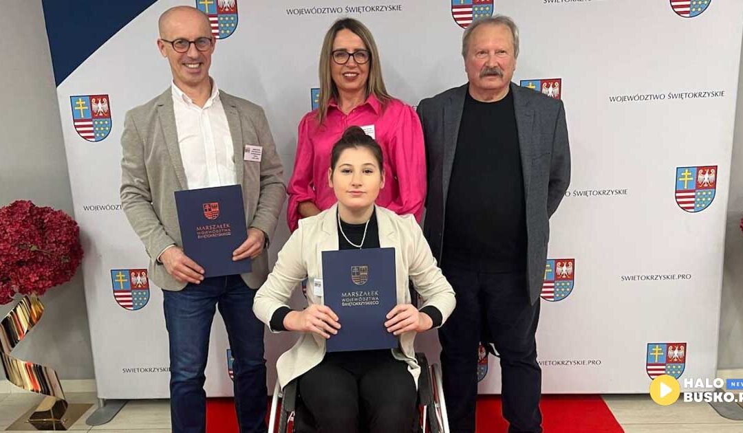 Angelika Flisowska z SOSW Busko-Zdrój z wyróżnieniem podczas Podsumowania Sportowego 2025 w WDK Kielce!