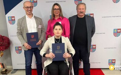 Angelika Flisowska z SOSW Busko-Zdrój z wyróżnieniem podczas Podsumowania Sportowego 2025 w WDK Kielce!