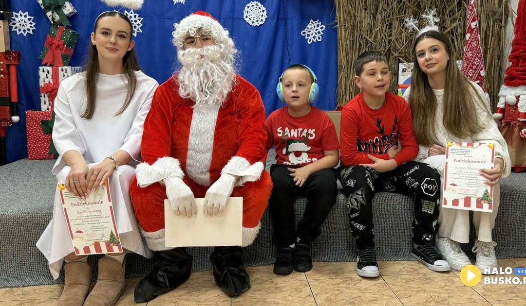 Mikołajkowe spotkanie w Specjalnym Ośrodku Szkolno-Wychowawczym w Broninie.