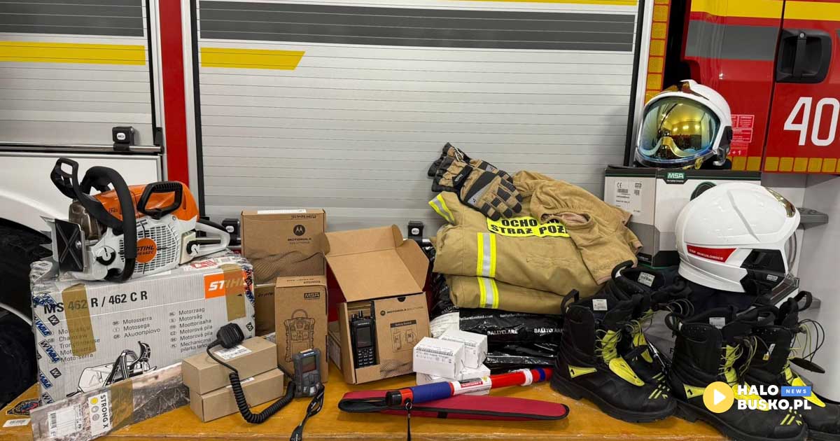 osp mikułowice zakupiło nowy sprzęt w ramach grantu od fundacji orlen