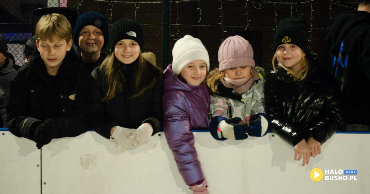 otwarcie lodowiska w busku-zdroju