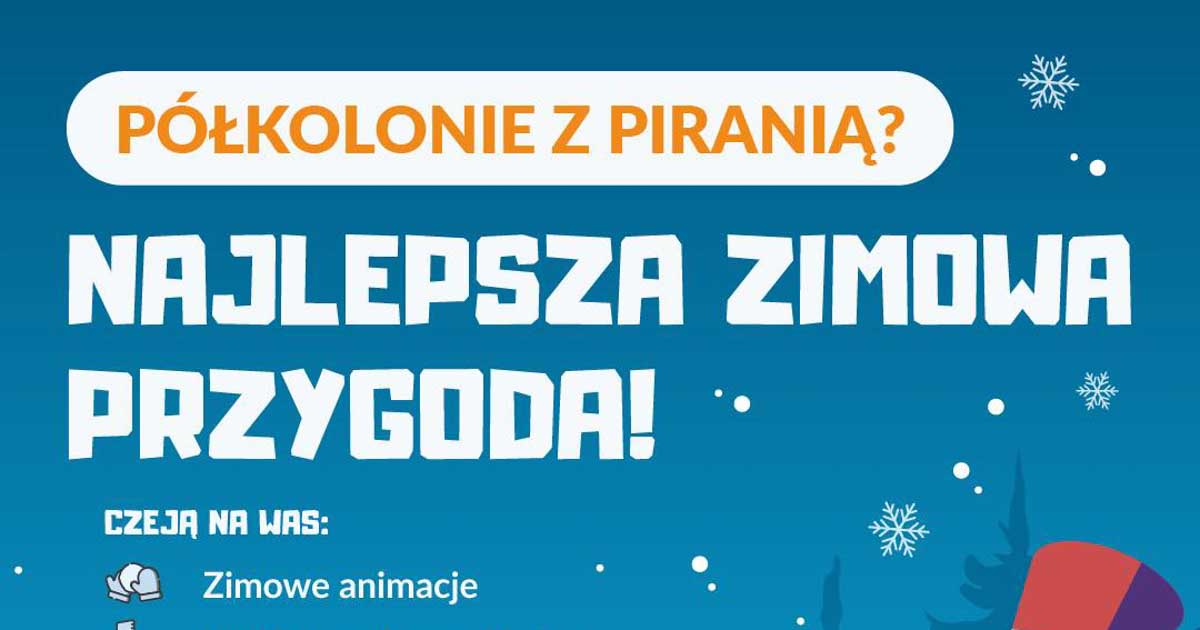 półkolonie z akademią pływaków pirania