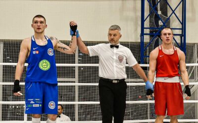 Wiktor Skiba w finale Mistrzostw Polski Seniorów! Zawodnik Ring Busko-Zdrój pokonał Dawida Tkacza!