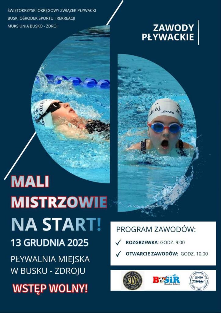 zawody pływackie w busku-zdroju