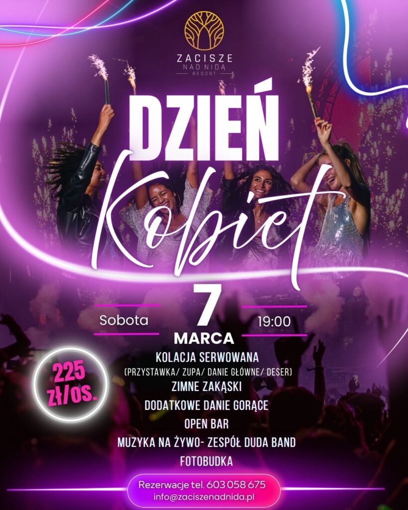 dzień kobiet w zacisze nad nidą resort