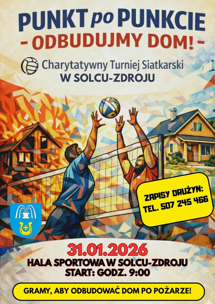 Charytatywny turniej siatkarski w Solcu Zdroju 1