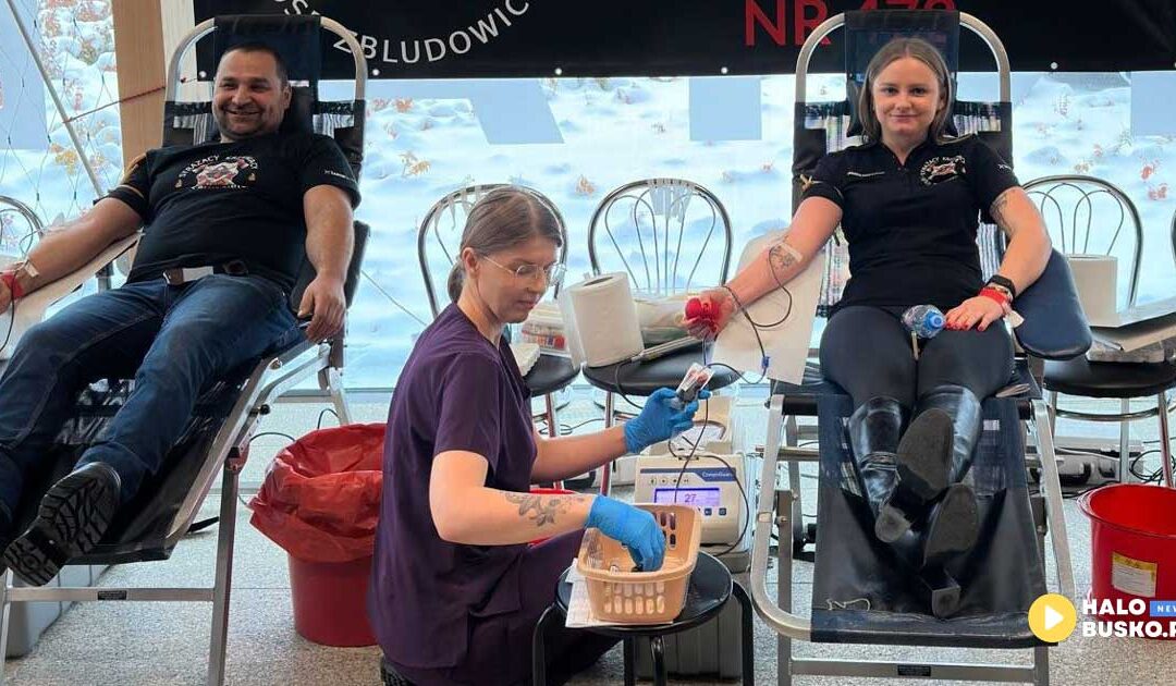 Aż 46,8 litra krwi z niedzielnej akcji w Busku-Zdroju trafi do pacjentów.