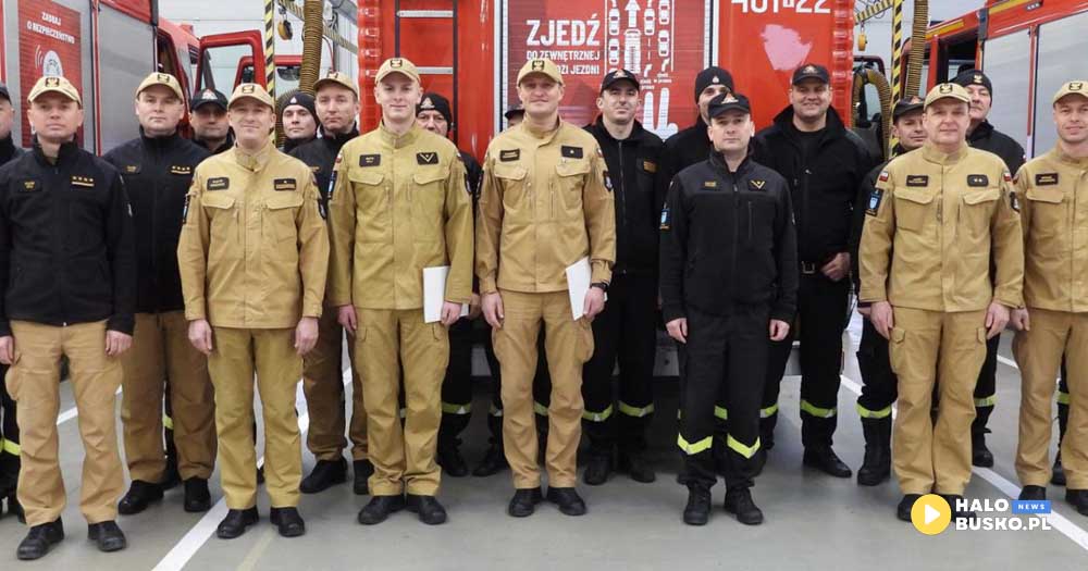 Awanse w Komendzie Powiatowej PSP w Busku-Zdroju.