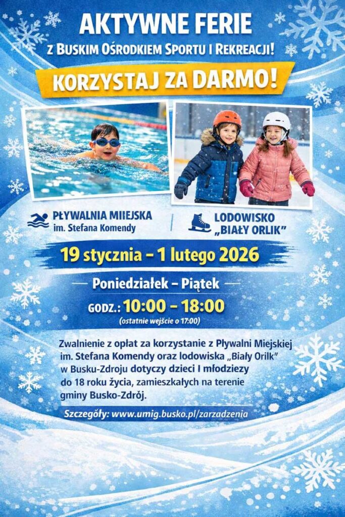 bezplatne atrakcje na ferie w busku zdroju