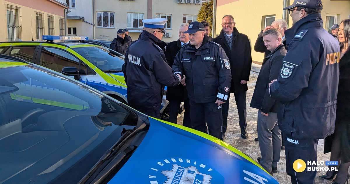 nowe radiowozy dla buskiej policji