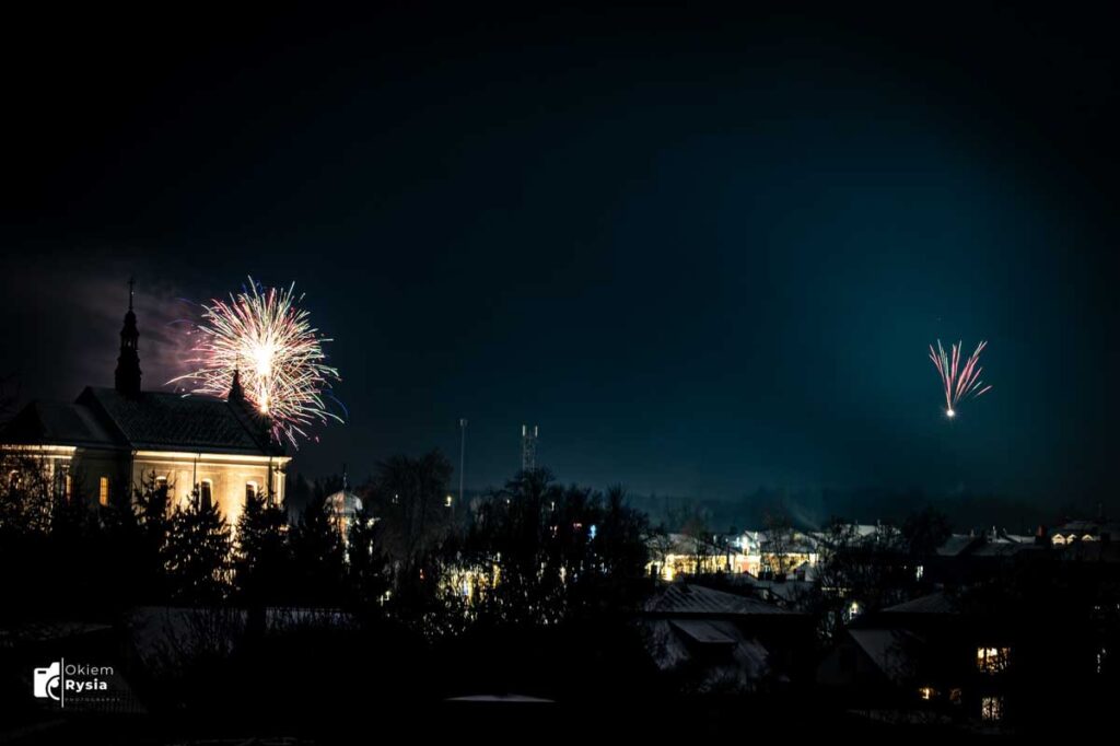 sylwester w chmielniku fajerwerki 1
