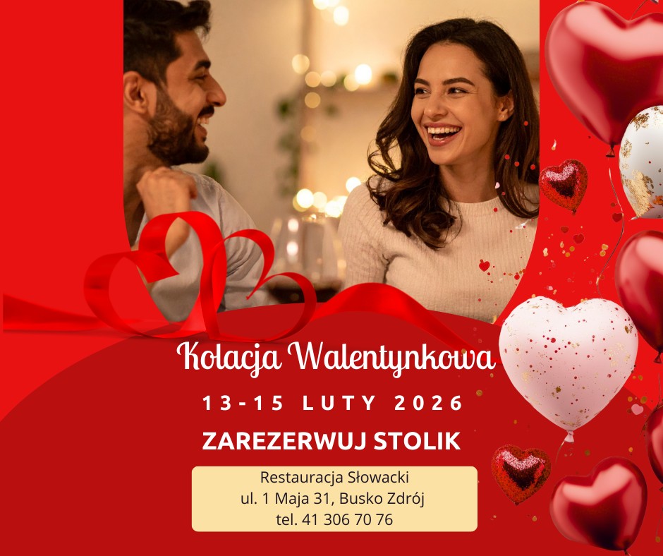 walentynki w restauracji słowacki
