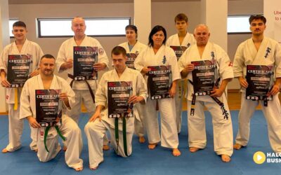 Dominik Kasza z Buskiej Szkoły Karate Kyokushin z stopniem mistrzowskim 1 DAN!