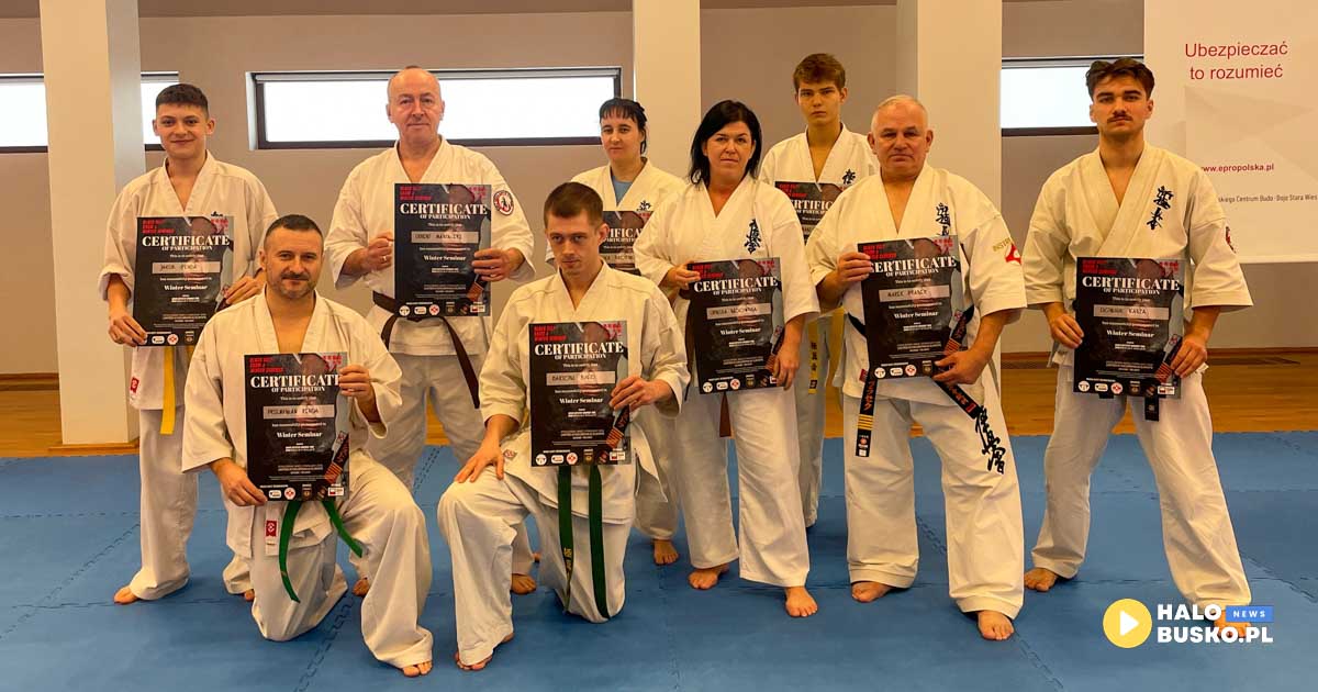 Dominik Kasza z Buskiej Szkoły Karate Kyokushin z stopniem mistrzowskim 1 DAN!