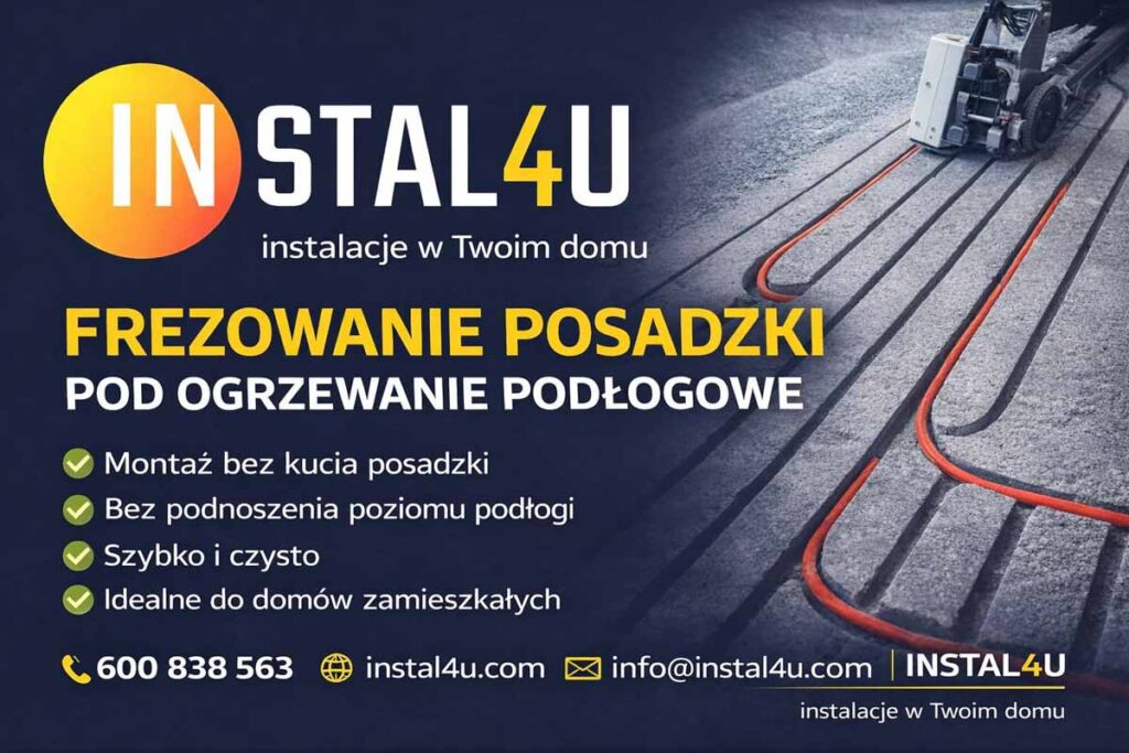 frezowanie posadzki frezowanie posadzki pod ogrzewanie podłogowe busko-zdrój