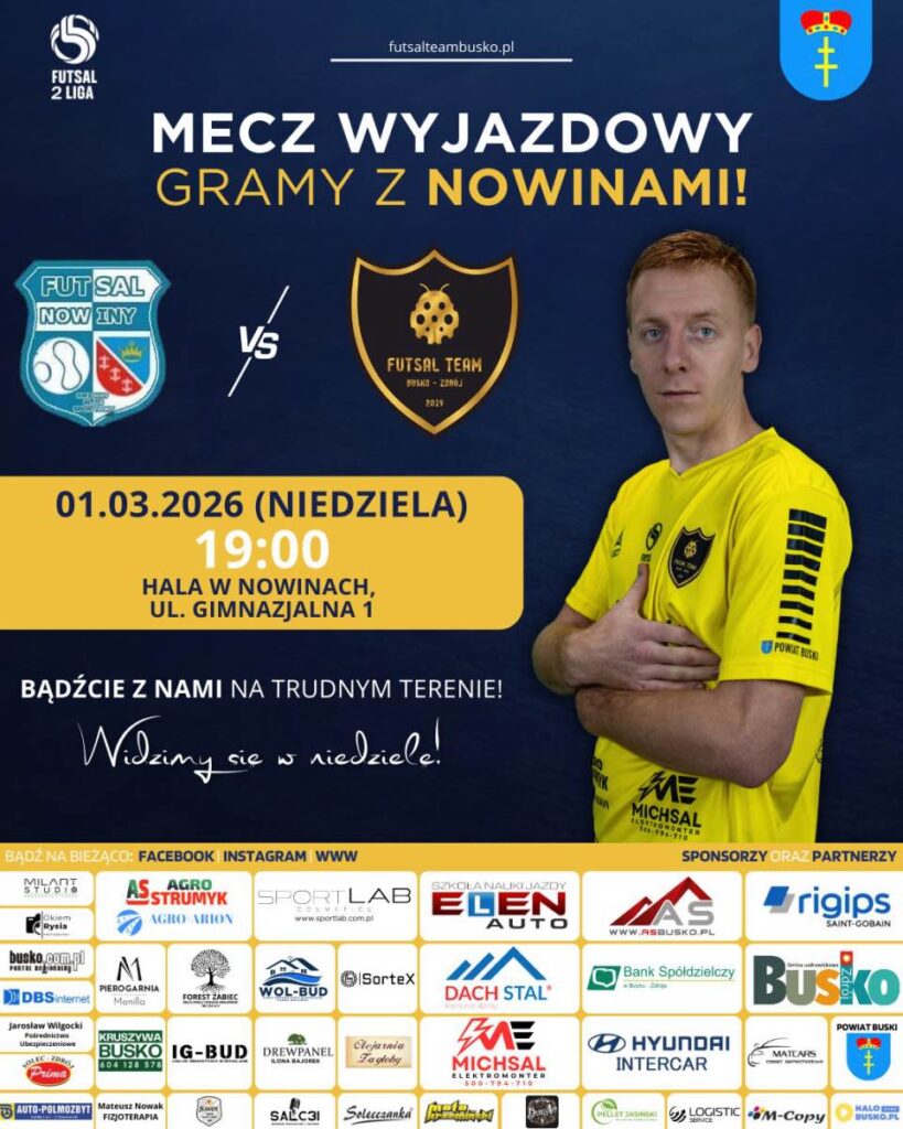 futsal team busko-zdrój futsal team busko-zdrój - gks futsal nowiny