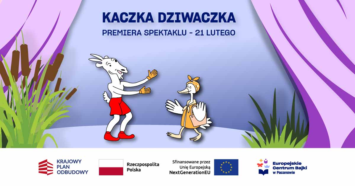 kaczka dziwaczka w centrum bajki w pacanowie