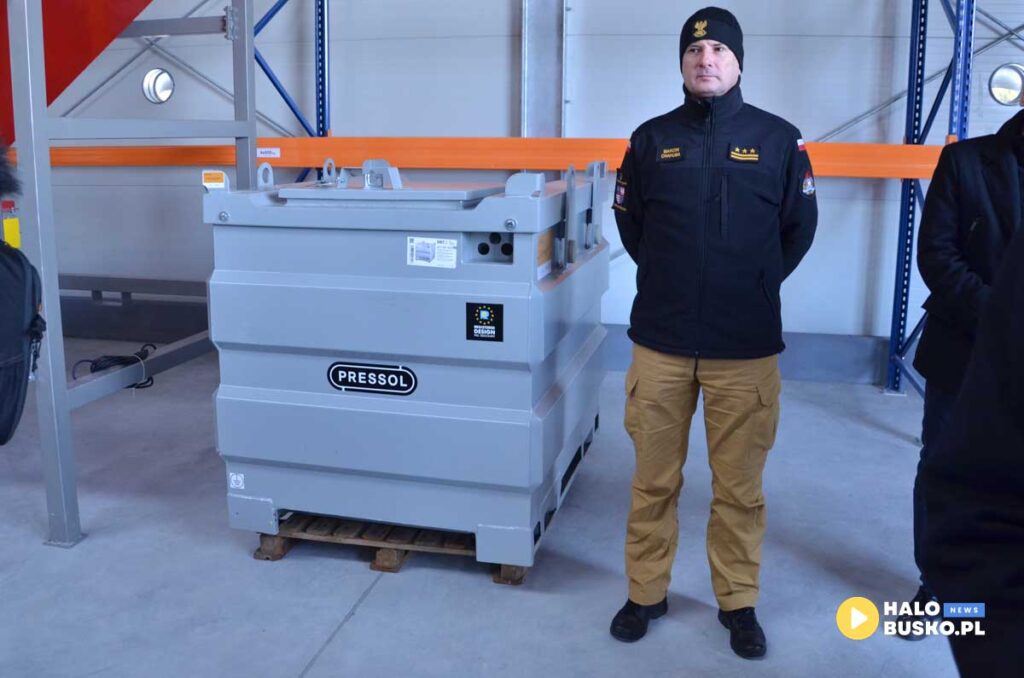 otwarcie magazynu obrony cywilnej w busku zdroju 6