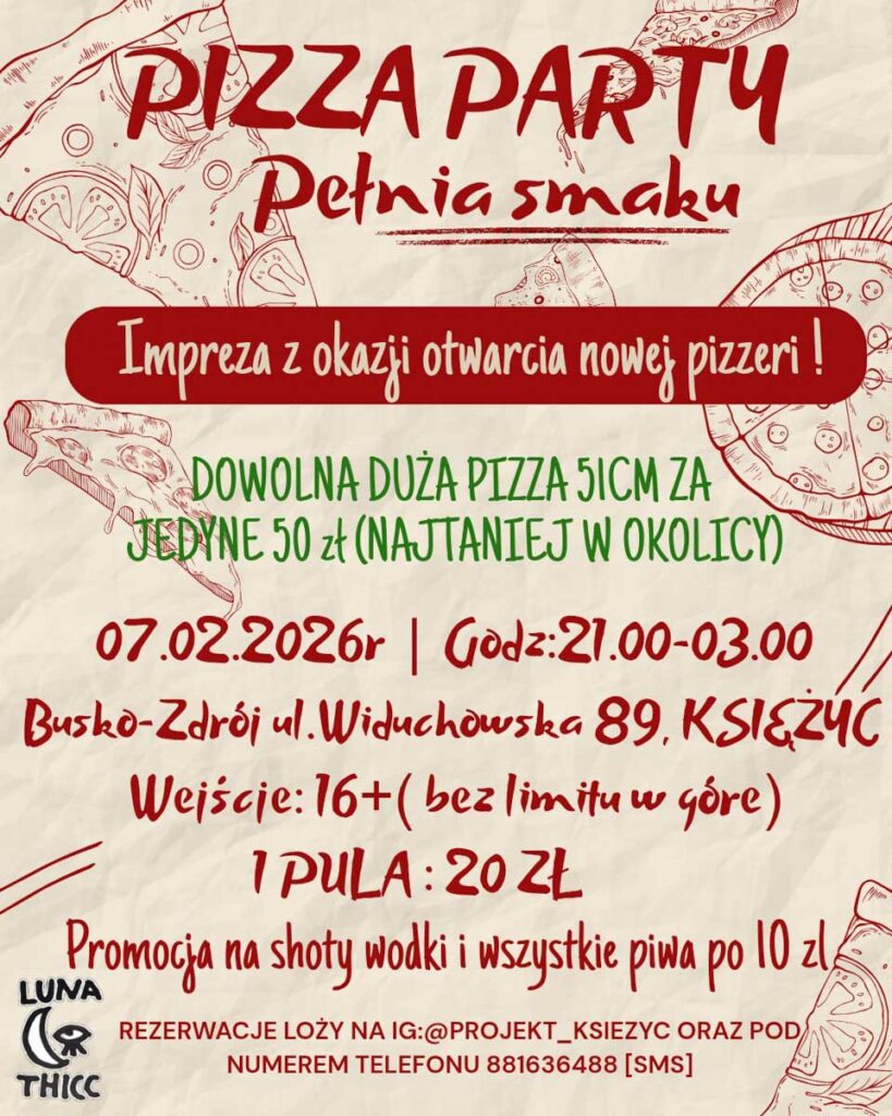 pizzeria w klubie księżyc w busku-zdroju