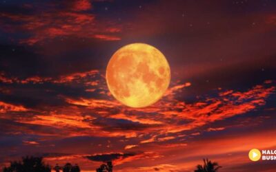 Wielki, pomarańczowy Księżyc pokaże się nad horyzontem Buska-Zdroju.