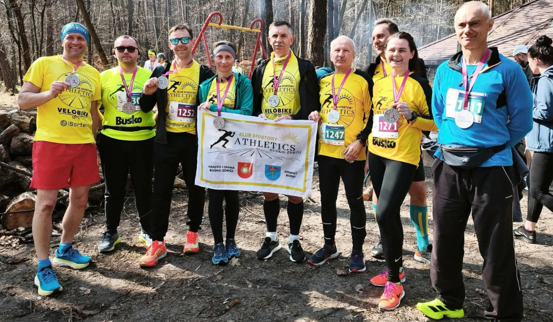 Athletics Busko-Zdrój z medalami w Kielcach. Świetne wyniki na trasach 5 i 10 km.