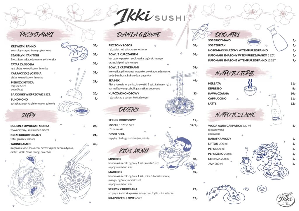 ikki sushi ikki sushi busko-zdrój menu