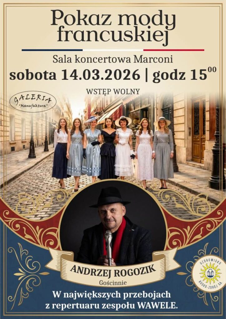 pokaz mody francuskiej busko-zdrój