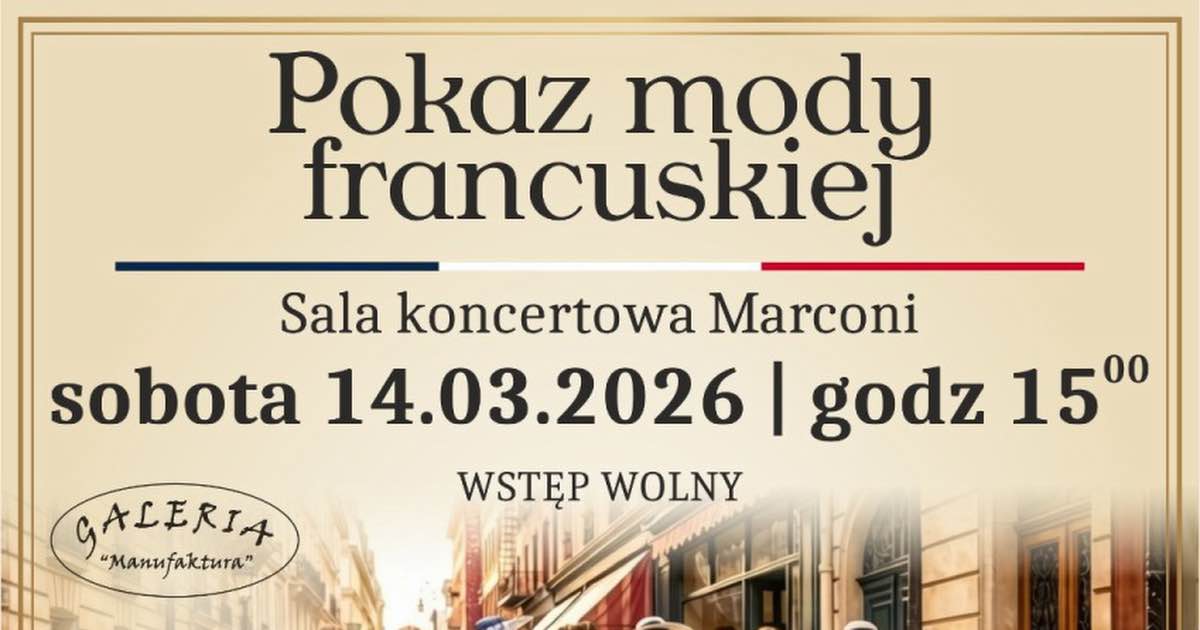 pokaz mody francuskiej