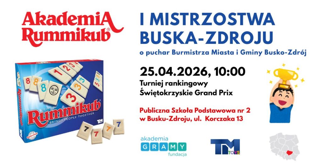 turniej rummikub w busku-zdroju I mistrzostwa buska-zdroju w rummikub