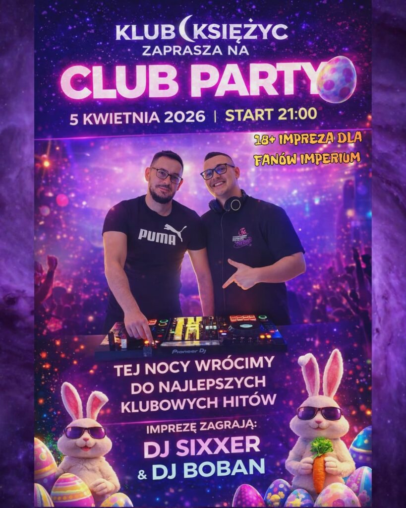 dj boban i dj sixxer w klubie księżyc w busku-zdroju