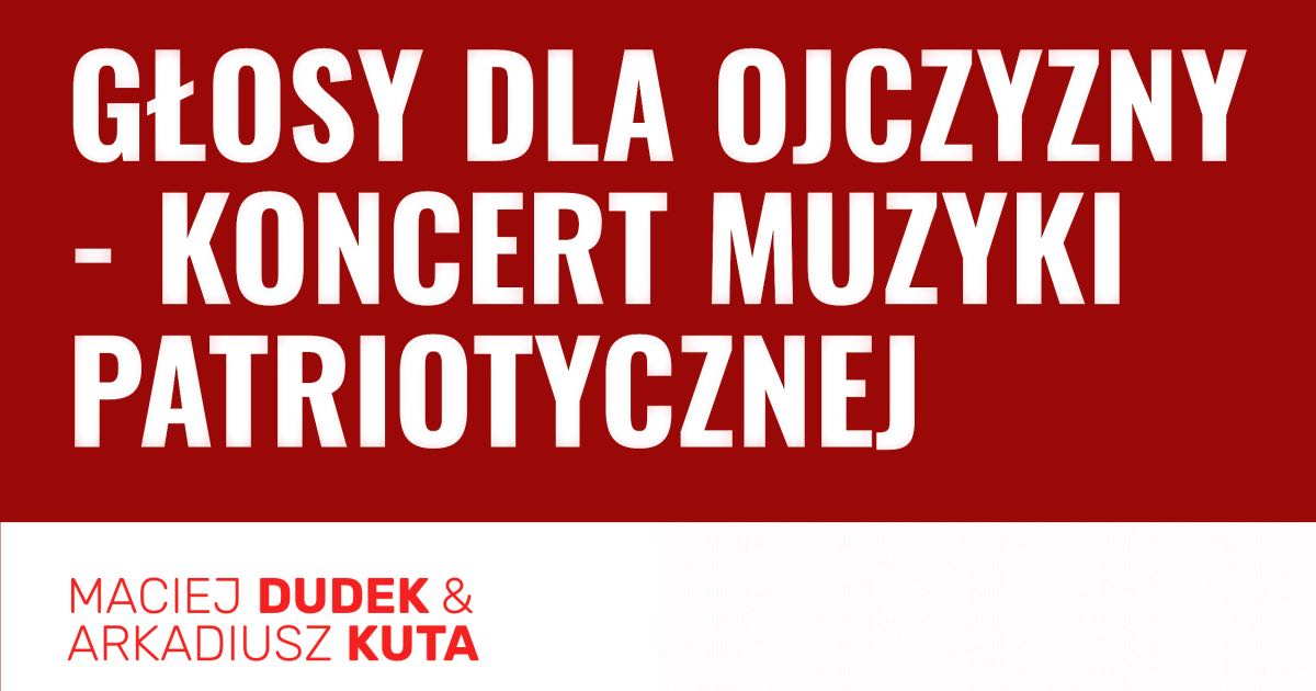 koncert piosenki patriotycznej busko-zdrój