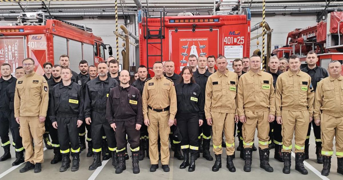 Zakończenie szkolenia naczelników OSP w Busku-Zdroju.