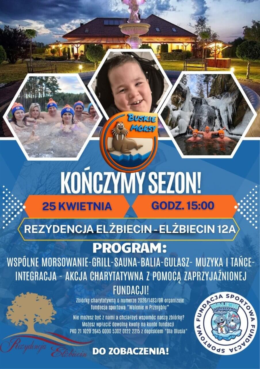 Zakończenie sezonu z Buskimi Morsami w Rezydencji Elżbiecin