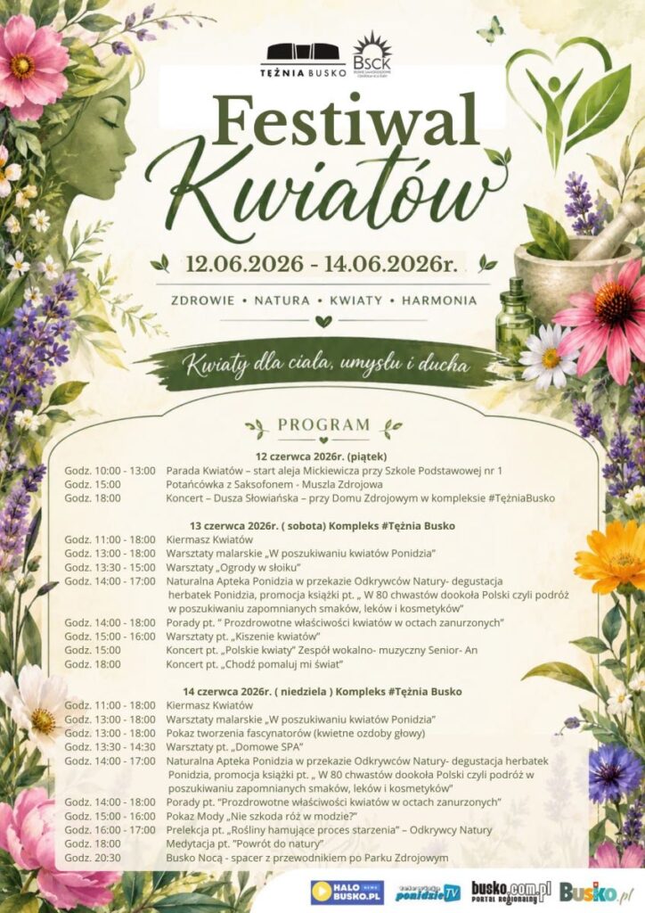 Festiwal Kwiatów 2026 w Busku-Zdroju