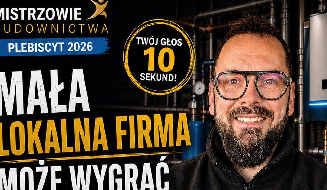 Lokalna firma Instal4u walczy o ogólnopolski tytuł. Trwa głosowanie w plebiscycie Mistrzowie Budownictwa 2026.