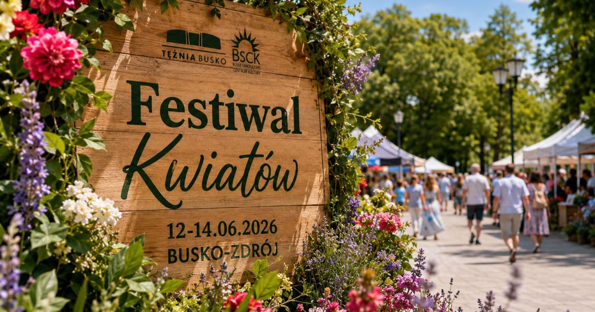 festiwal kwiatów w busku-zdroju