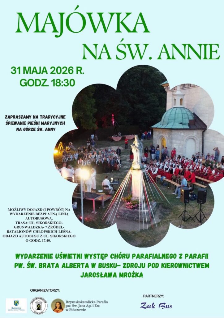 majówka na górze świętej anny w pińczowie
