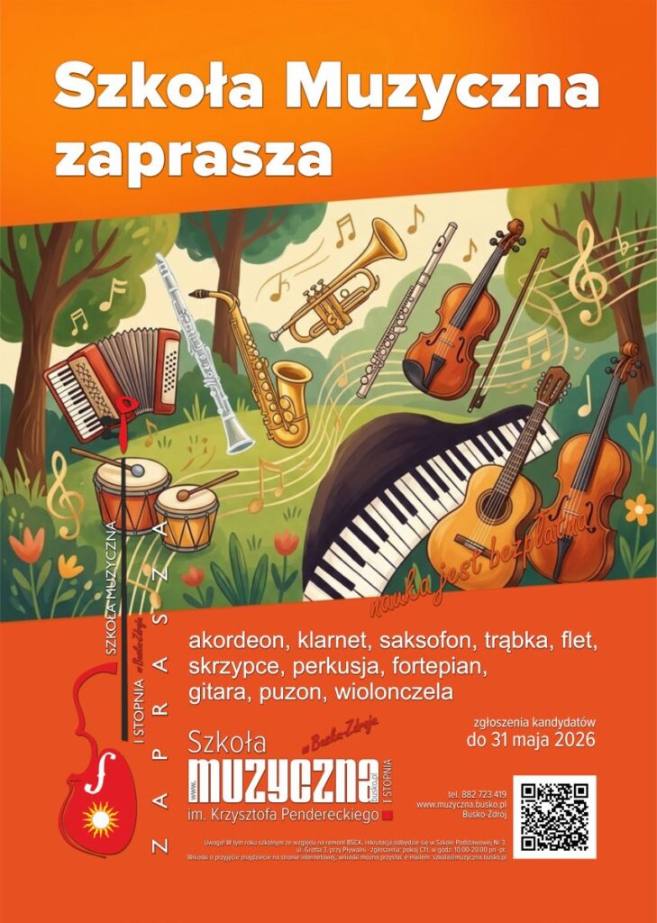 rekrutacja do szkoły muzycznej w busku-zdroju